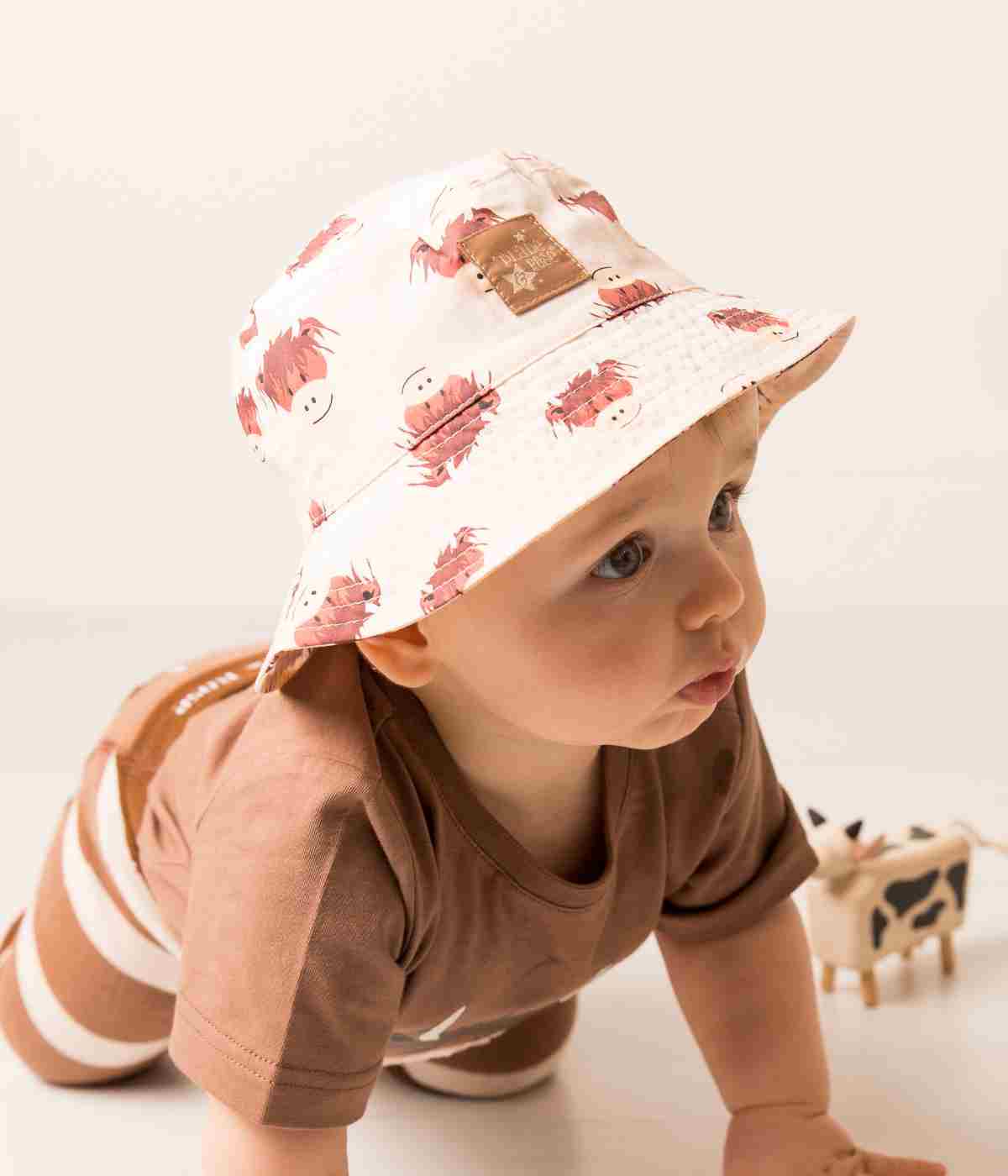 Cappello estivo di mucca neutra delle Highland