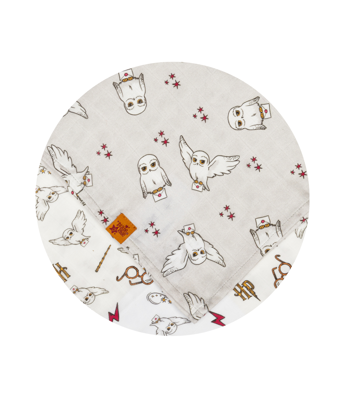 Harry Potter™ Hedwig Musselin-Quadrate