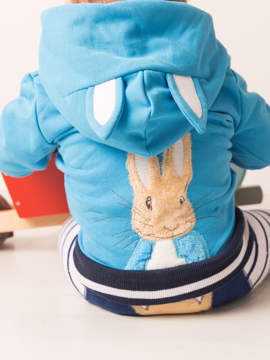 Peter Rabbit sudadera con capucha azul
