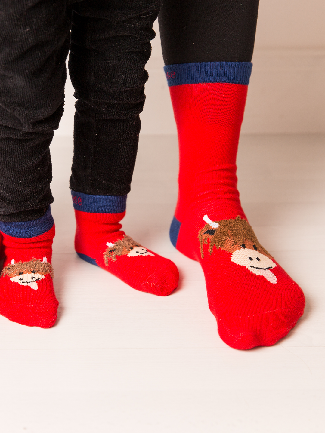 Highland Cow Adult Socken
