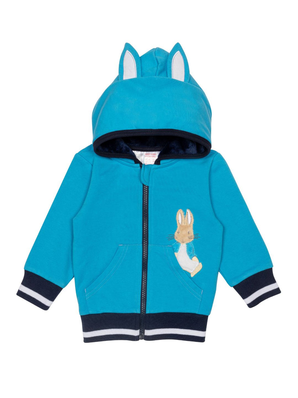 Peter Rabbit sudadera con capucha azul