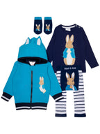 Peter Rabbit sudadera con capucha azul