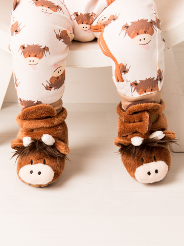 Neutrale Highland Cow Booties