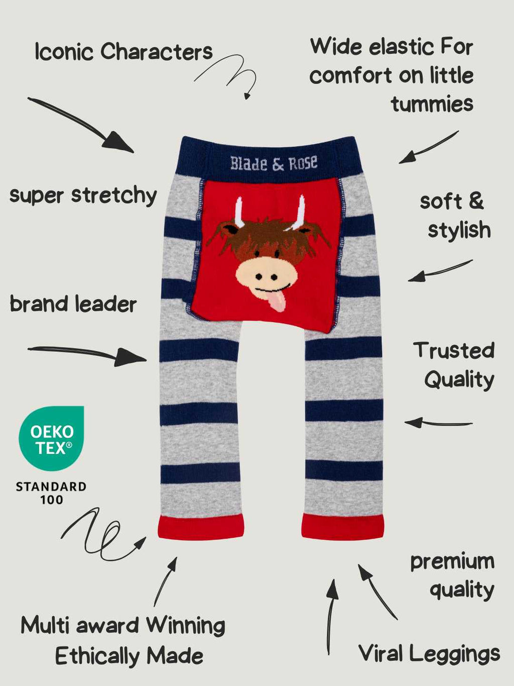 Leggings Hamish Highland vaca