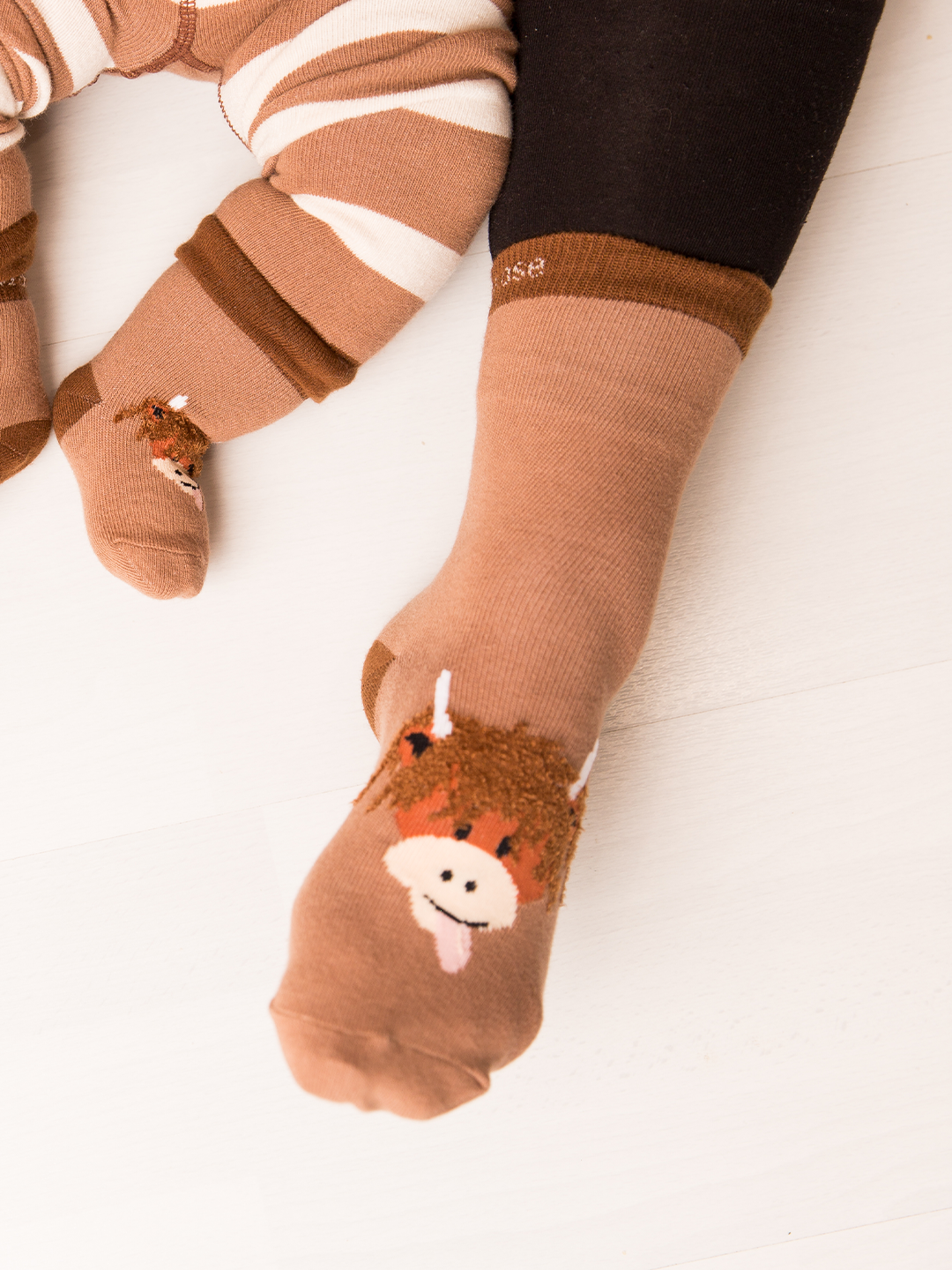 Highland Cow Adult Socken