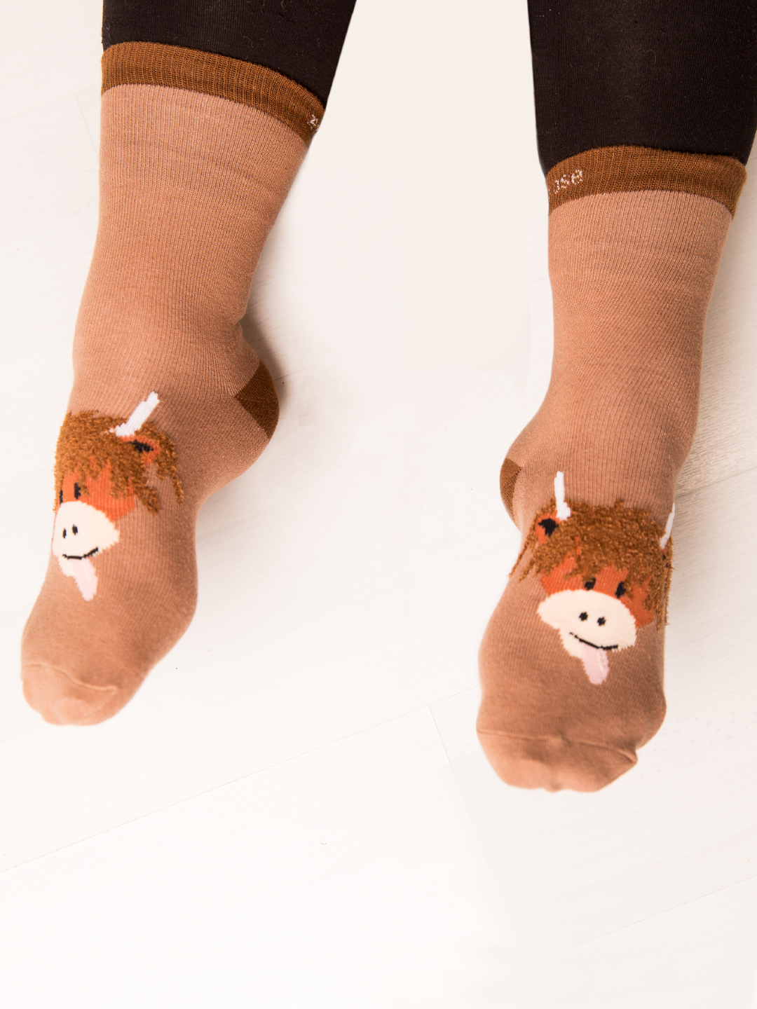 Highland Cow Adult Socken