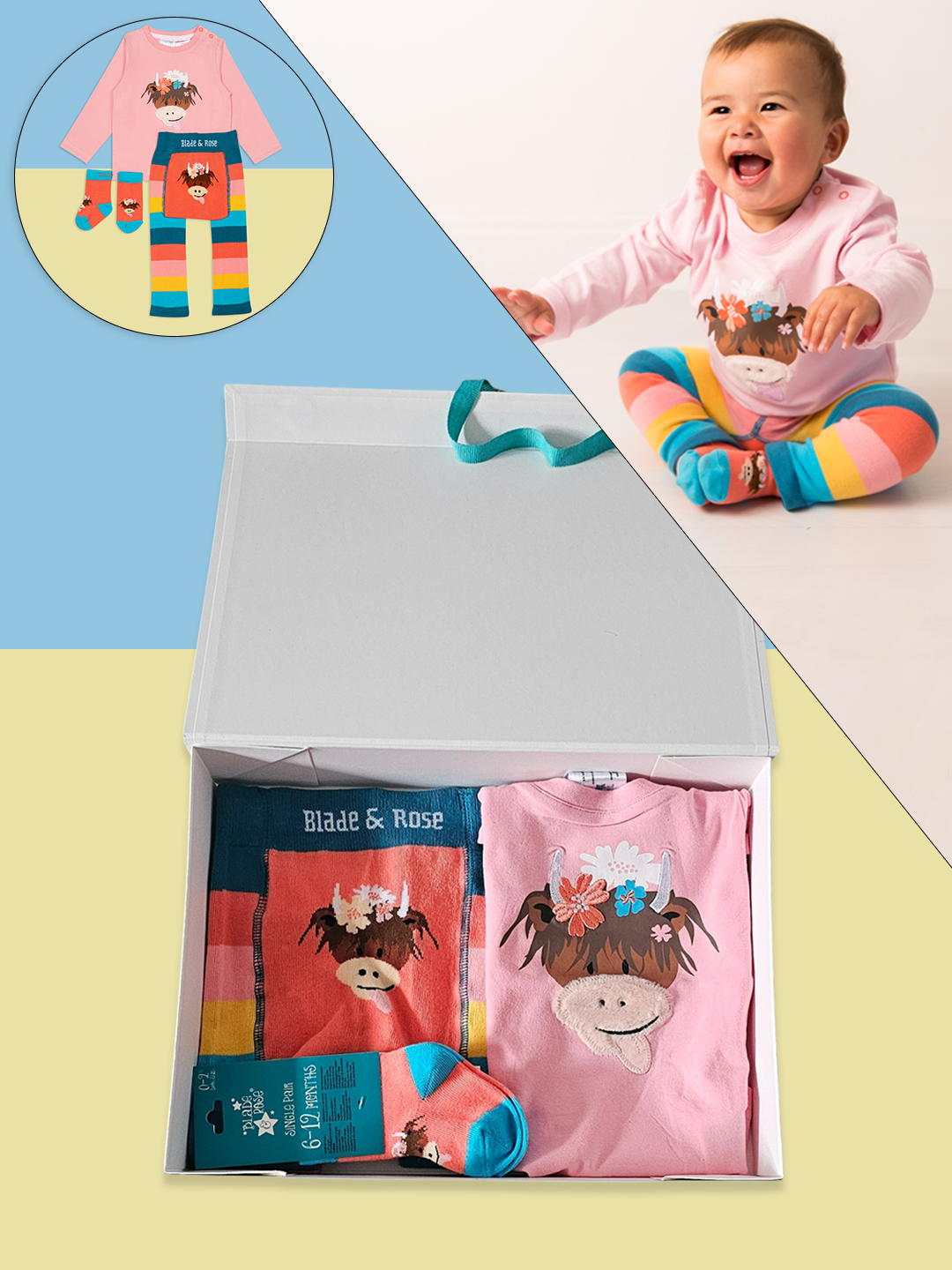 Bonnie Highland Cow Gift Box Set - Blade & Rose UK