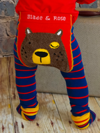 Große Braunbären -Leggings
