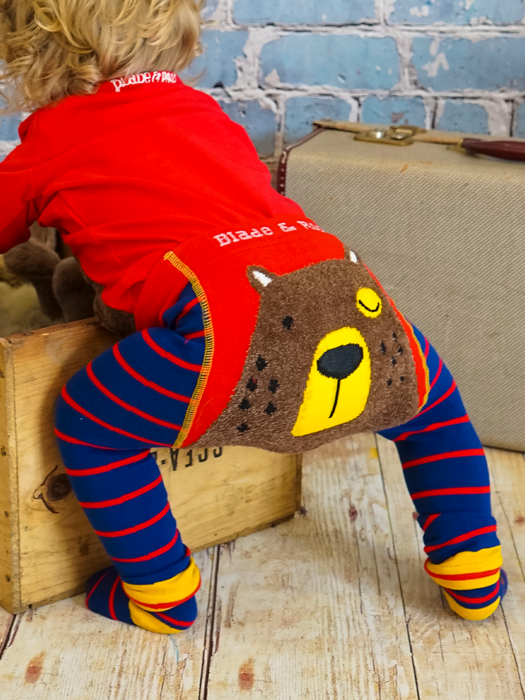 Große Braunbären -Leggings