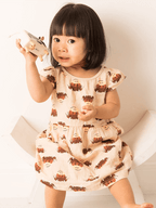Neutral Highland Cow Summer Dress Gifting Set