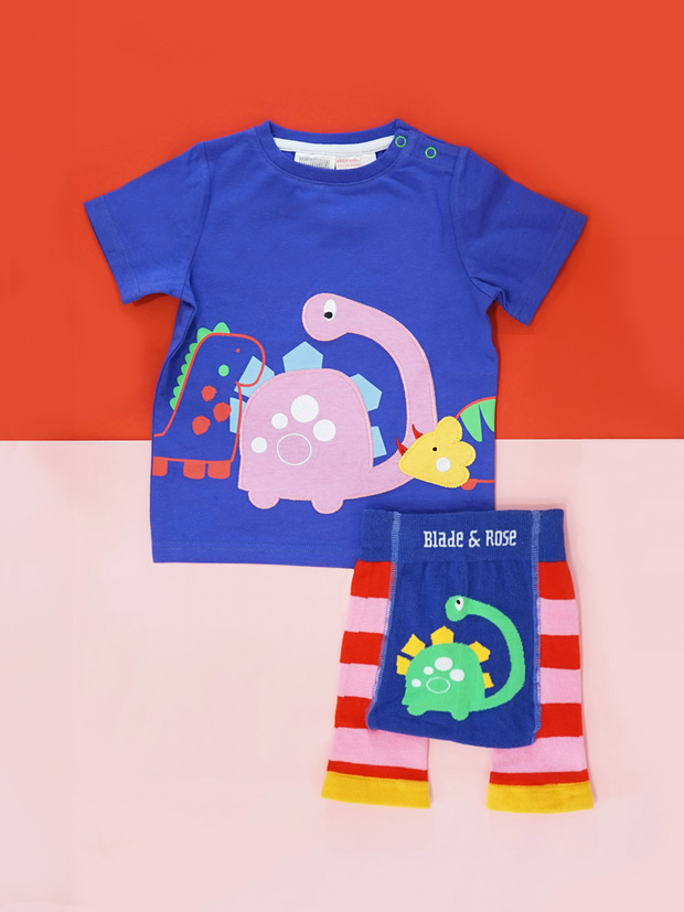 Bright Dino Summer Outfit (2PC)