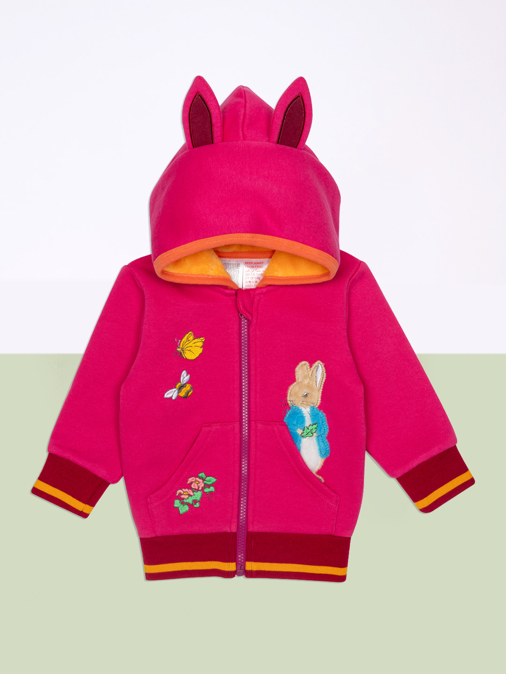 Felpa con cappuccio con foglie autunnali di Peter Rabbit