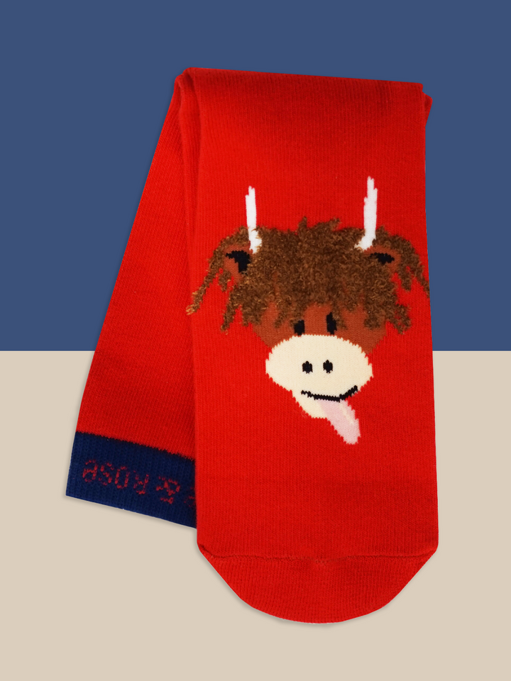 Hamish Highland Cow Socks