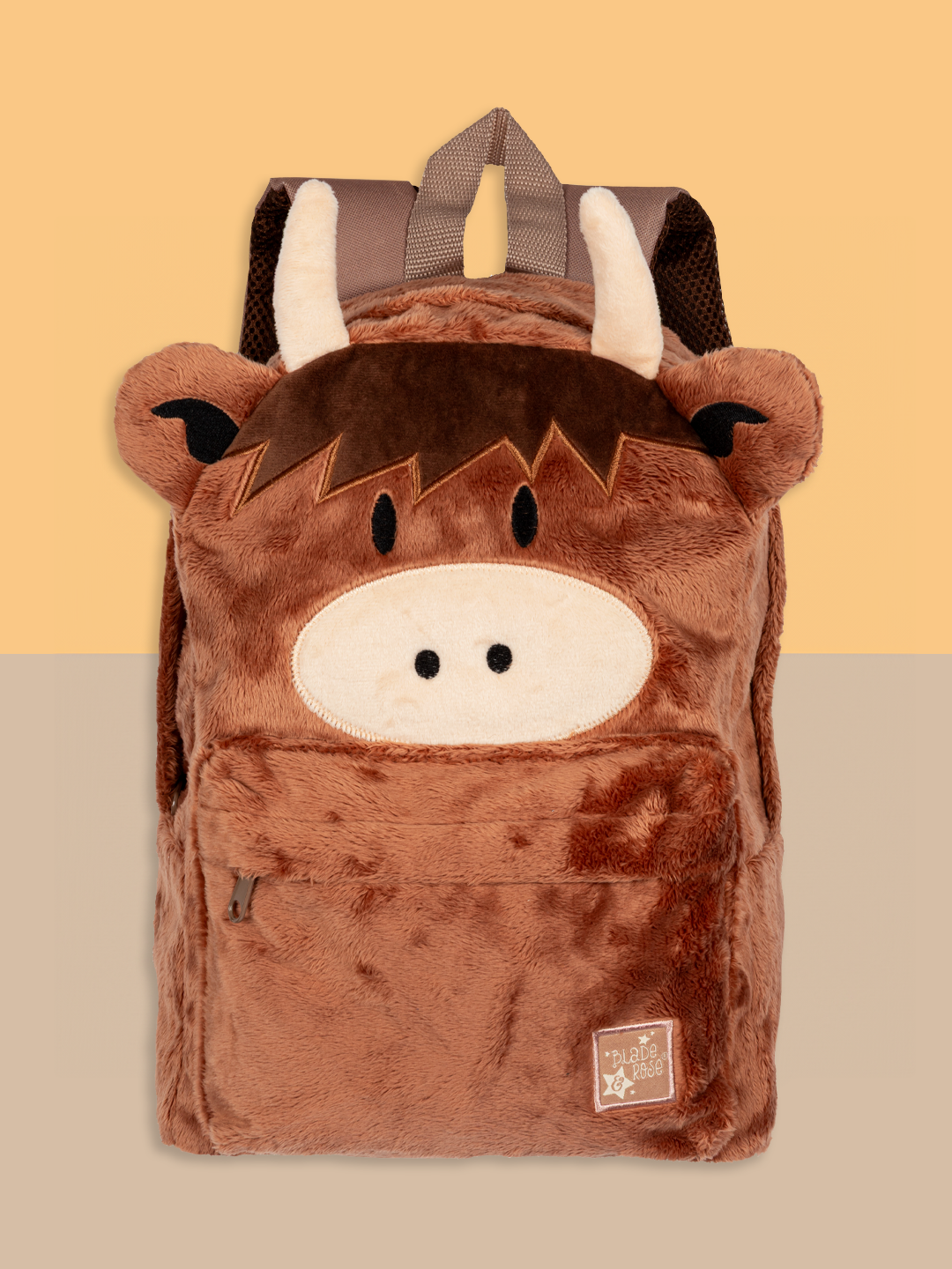 Neutral Highland Cow Rucksack