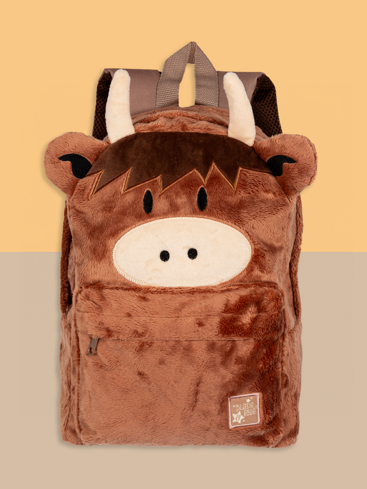 Neutral Highland Cow Rucksack