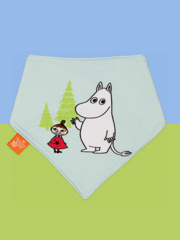 Moomin ™ Biofrei, um hellblaues Lätzchen zu erkunden