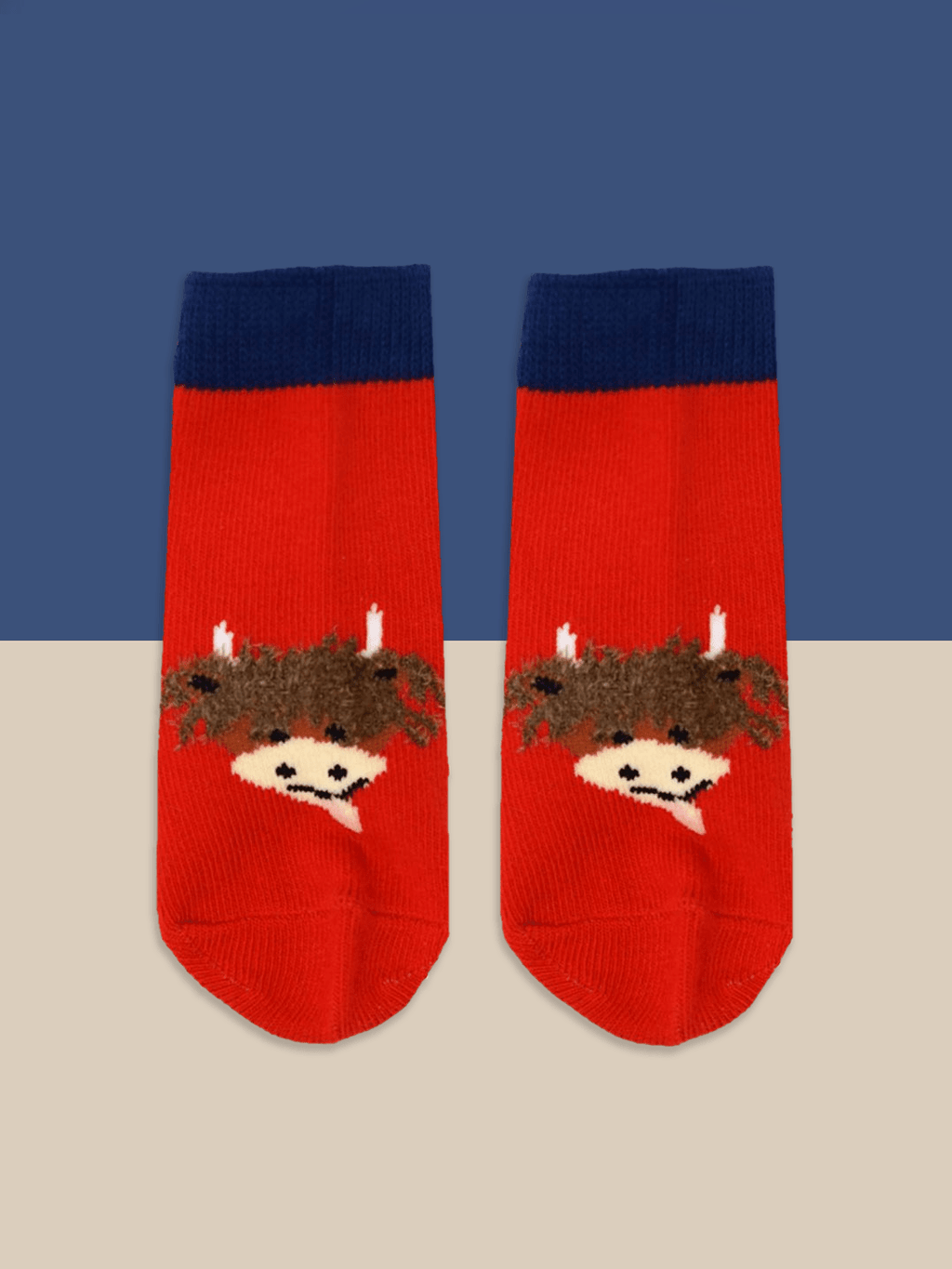 Hamish Highland Cow Socks Blade & Rose