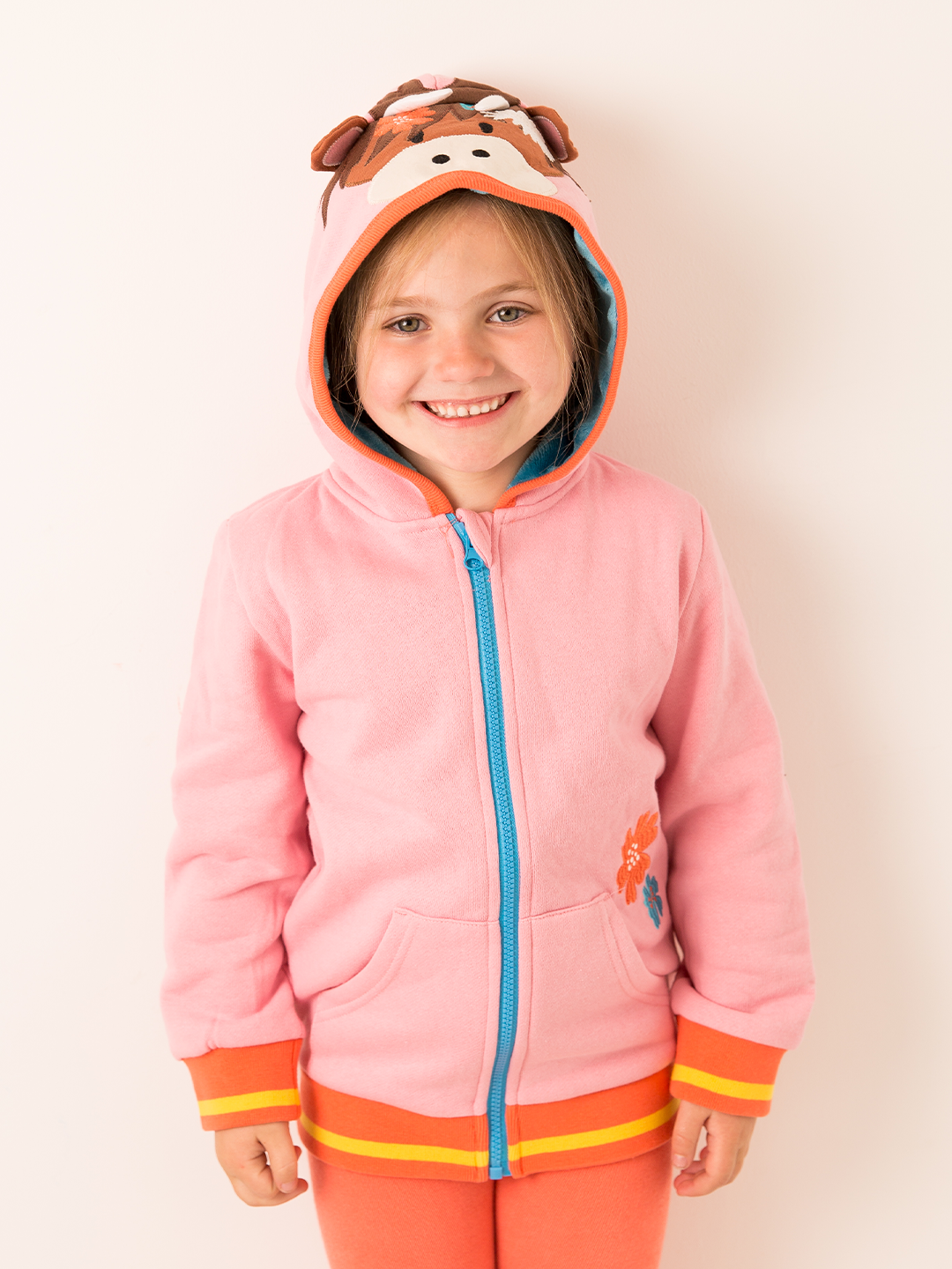 Bonnie Highland Cow Junior Hoodie - Blade & Rose UK