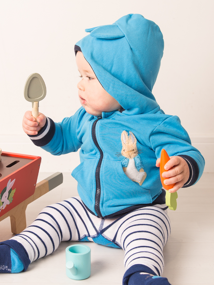 Peter Rabbit Blue Hoodie