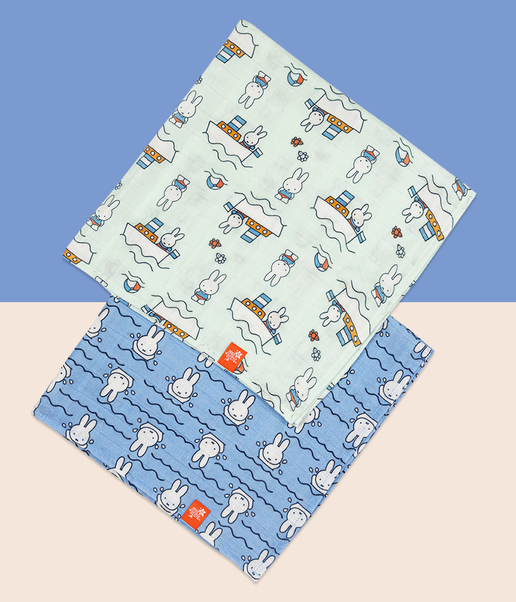 Miffy™ In The Sunshine Musselin-Quadrate