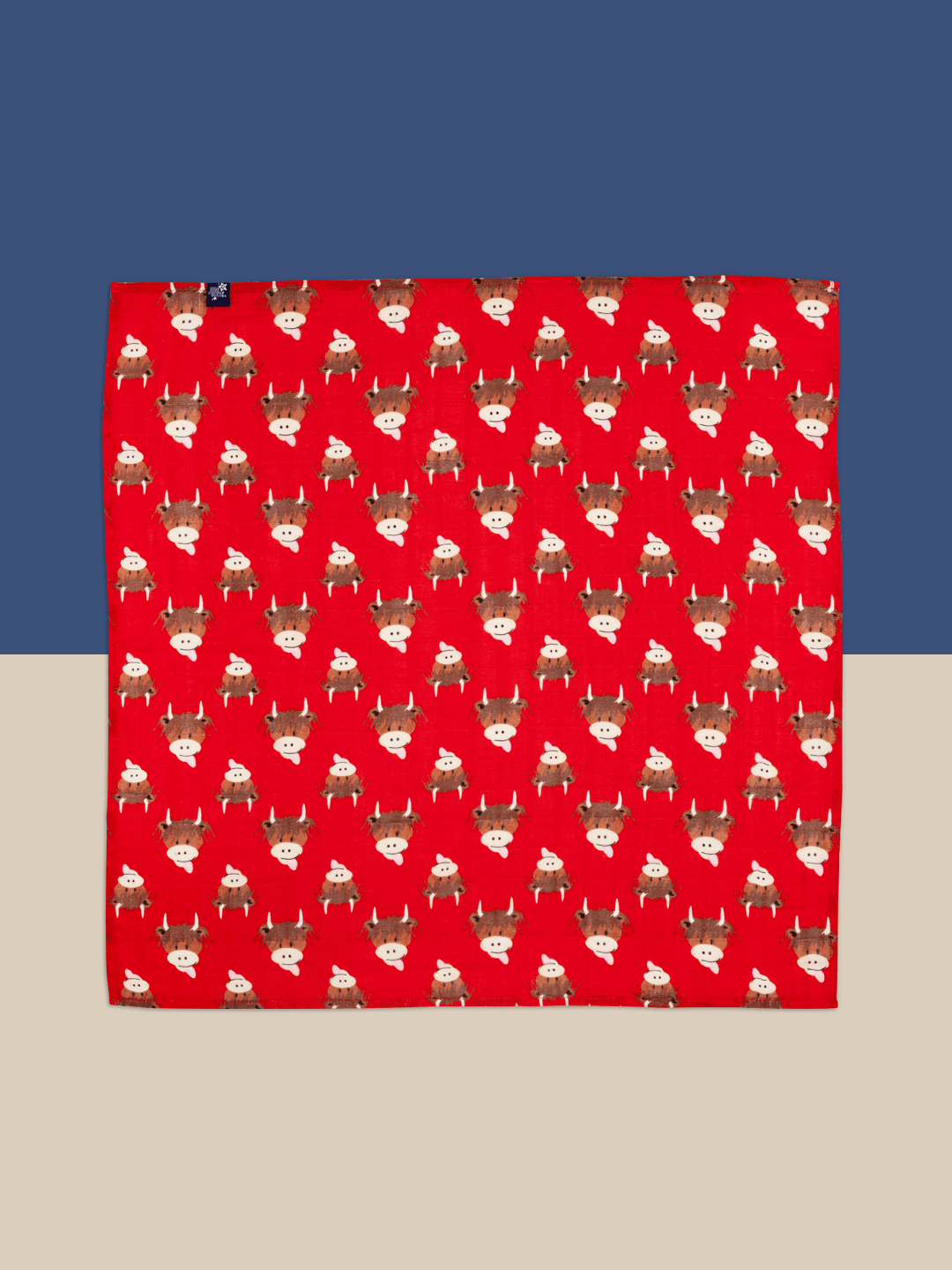 Hamish Highland Cow Muslin Squares