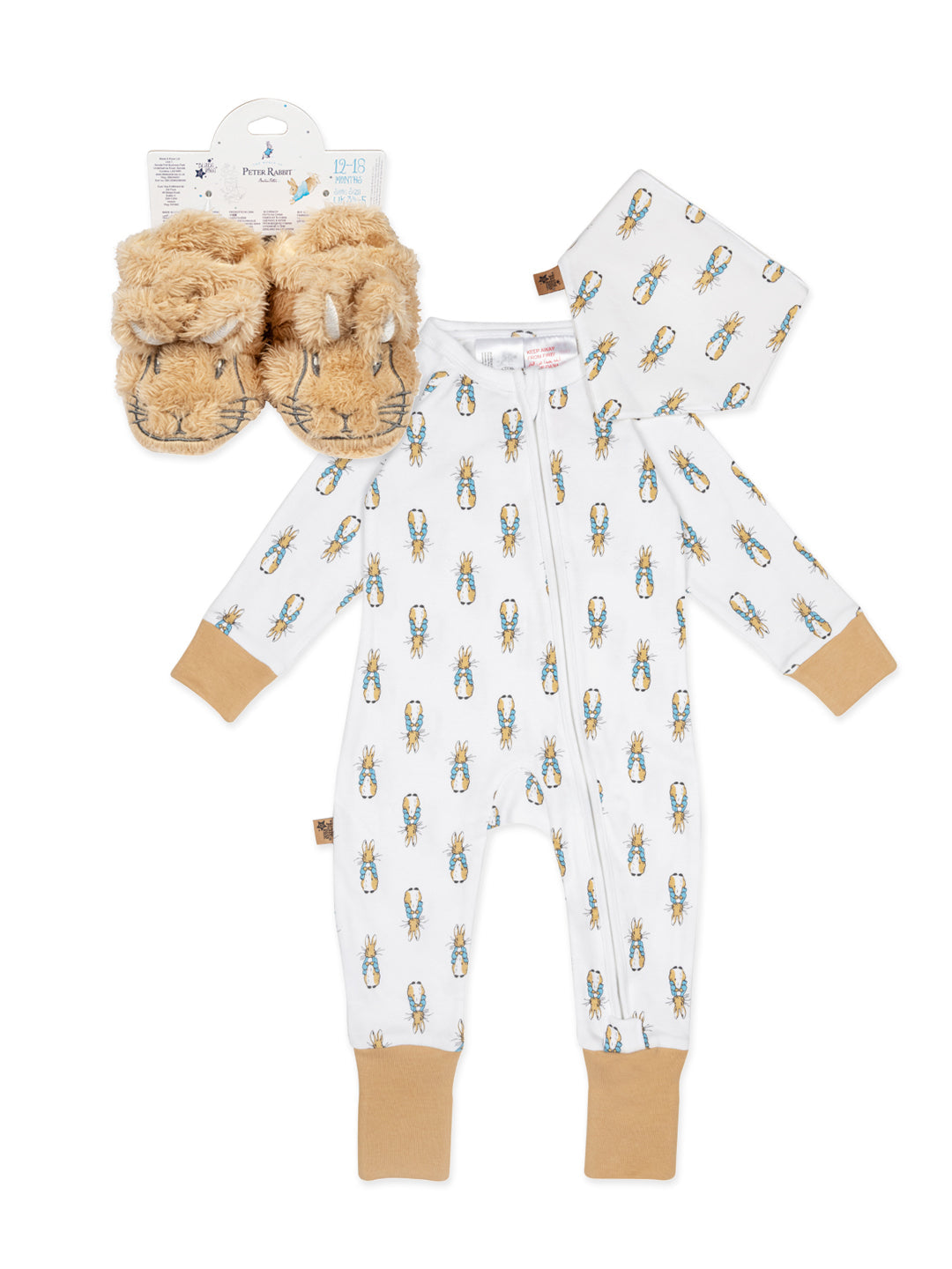 Peter Rabbit™ Neutral Romper & Booties Gifting Set