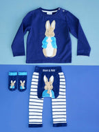 Peter Rabbit Navy Top Blade & Rose