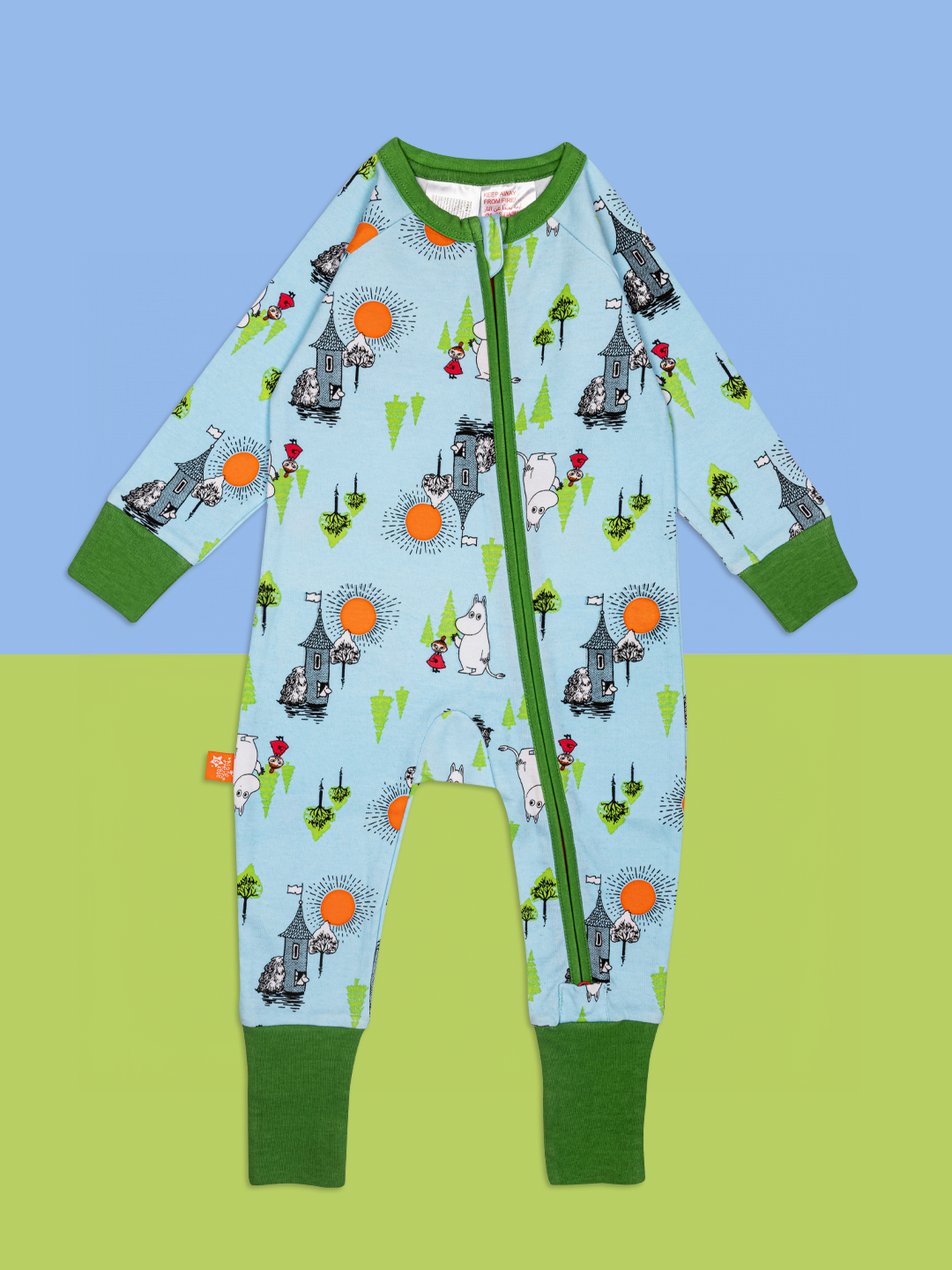 Moomin ™ Bio KOSTENLOS, um Zip-up-Strampler zu erkunden