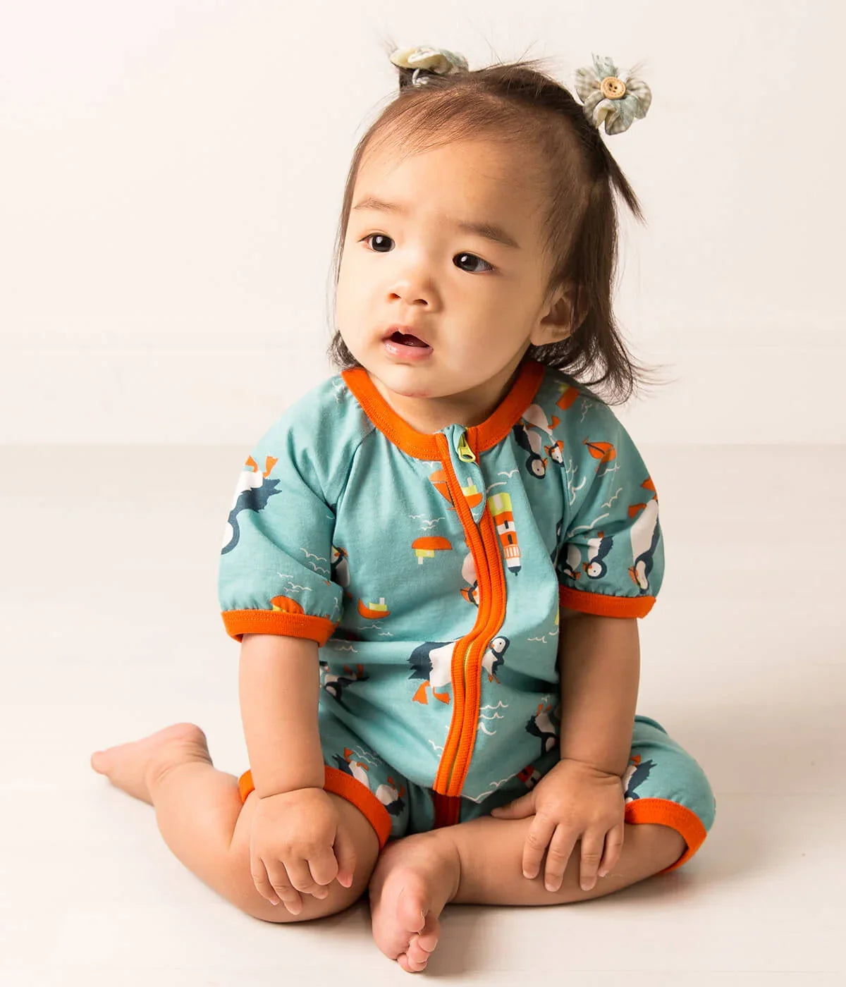 Sommer-Strampler-Playsuit von Kenzie the Puffin