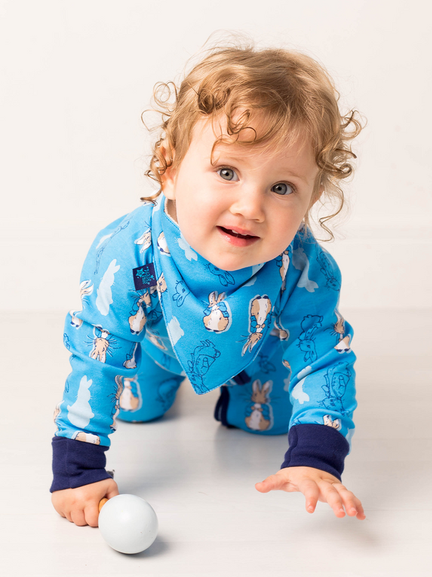 Peter Rabbit Navy Zip-Up Romper