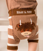 Pantaloncini neutri di mucca Highland