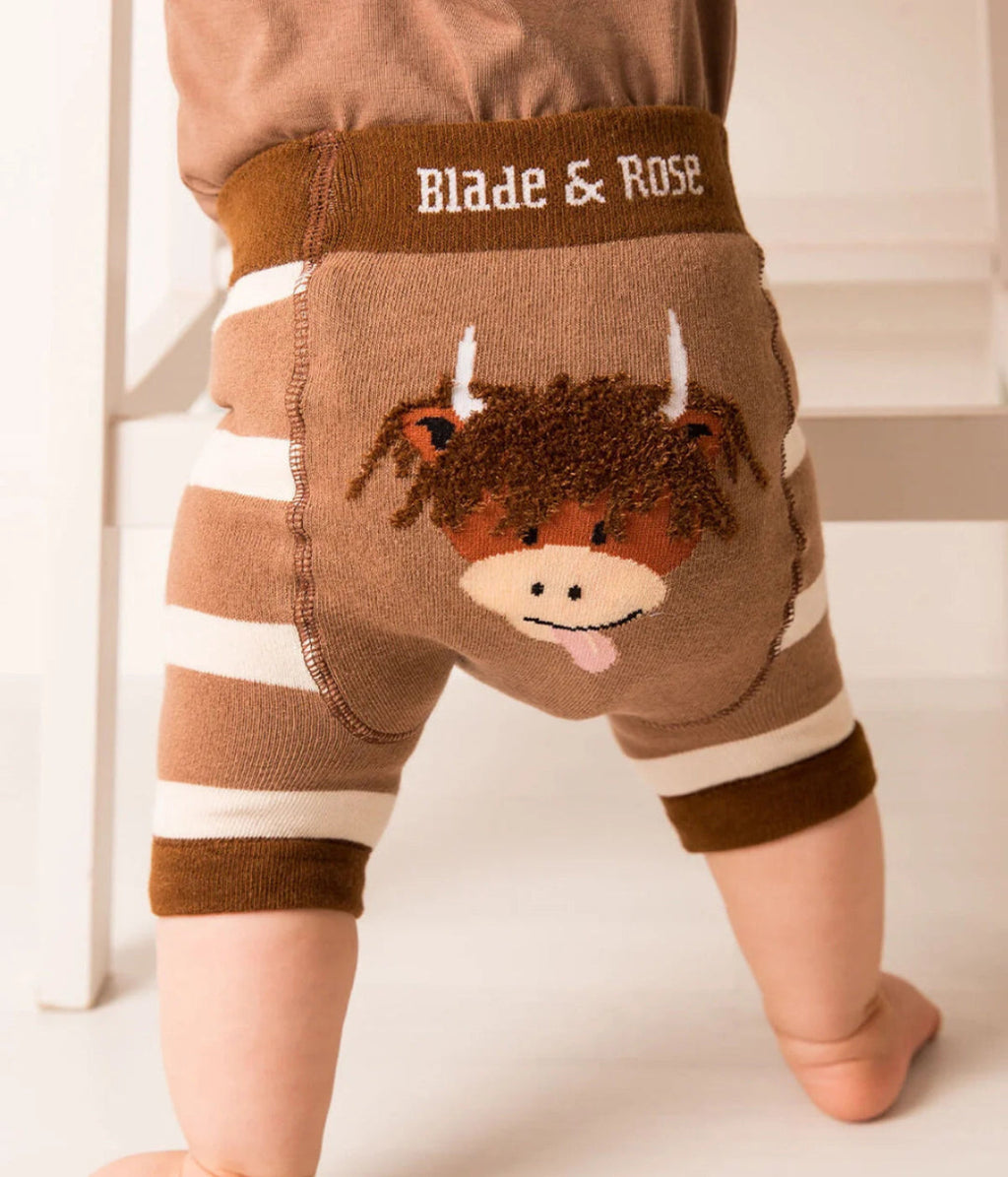 Pantaloncini neutri di mucca Highland