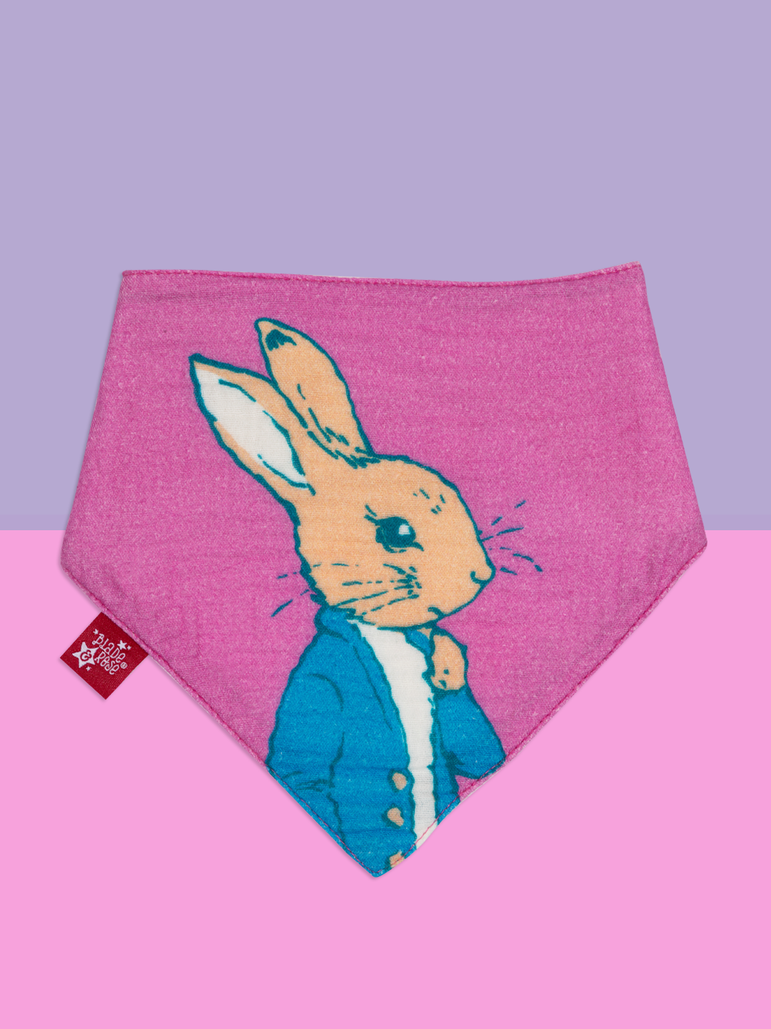 Peter Rabbit ™ Love Summer Pink Muslin Bib