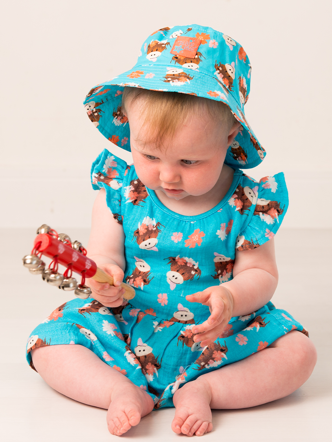 Cappello estivo di Bonnie Highland Cow