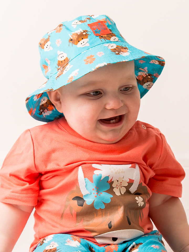 Cappello estivo di Bonnie Highland Cow