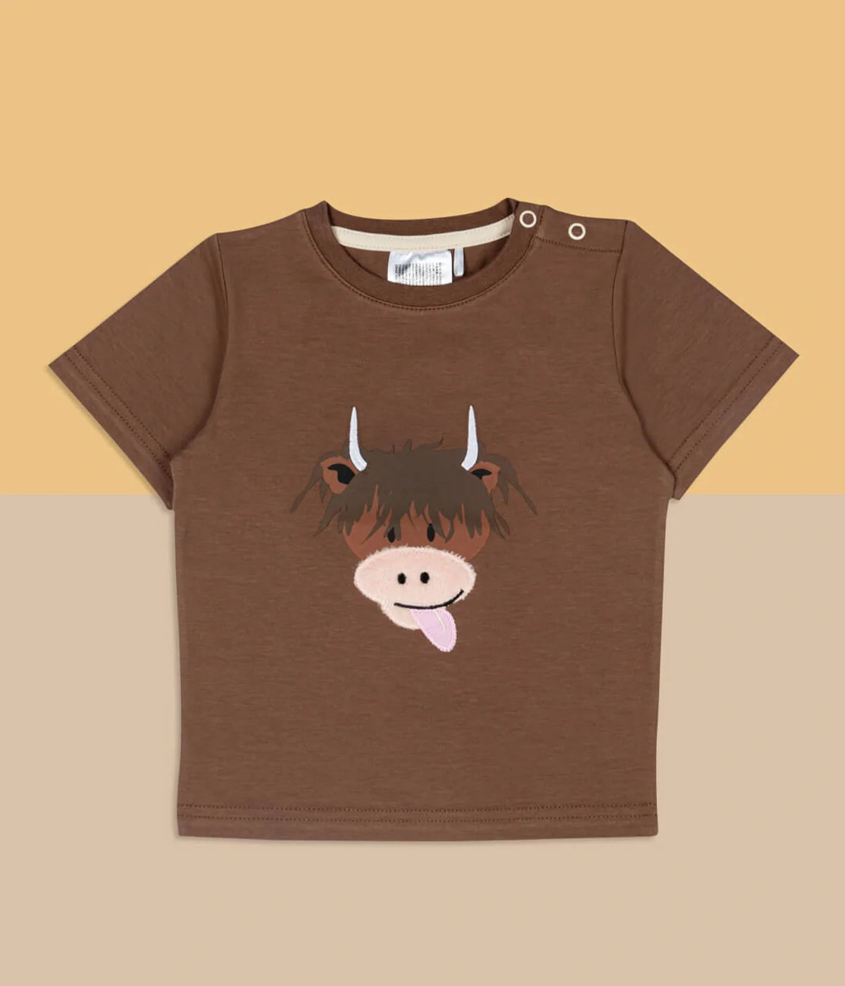 Maglietta neutra della mucca delle Highland