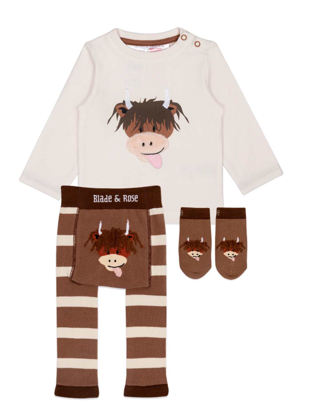 Neutral Highland Cow Gifting Set