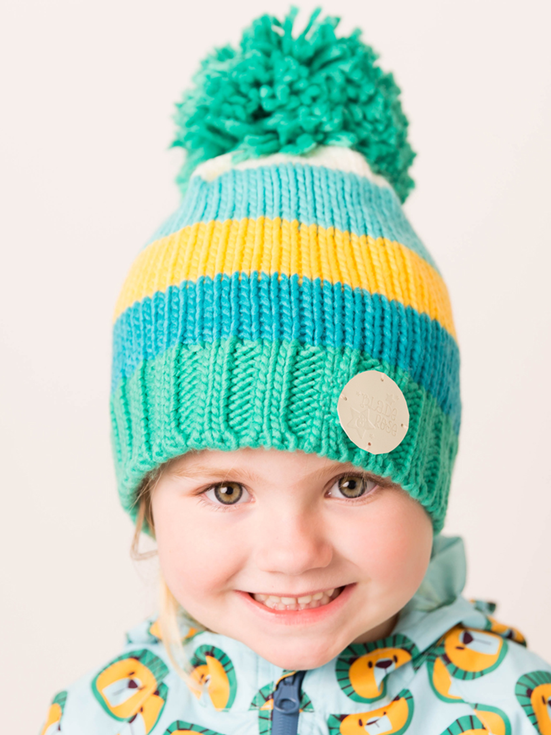 Striped Bobble Hats - Blade & Rose UK