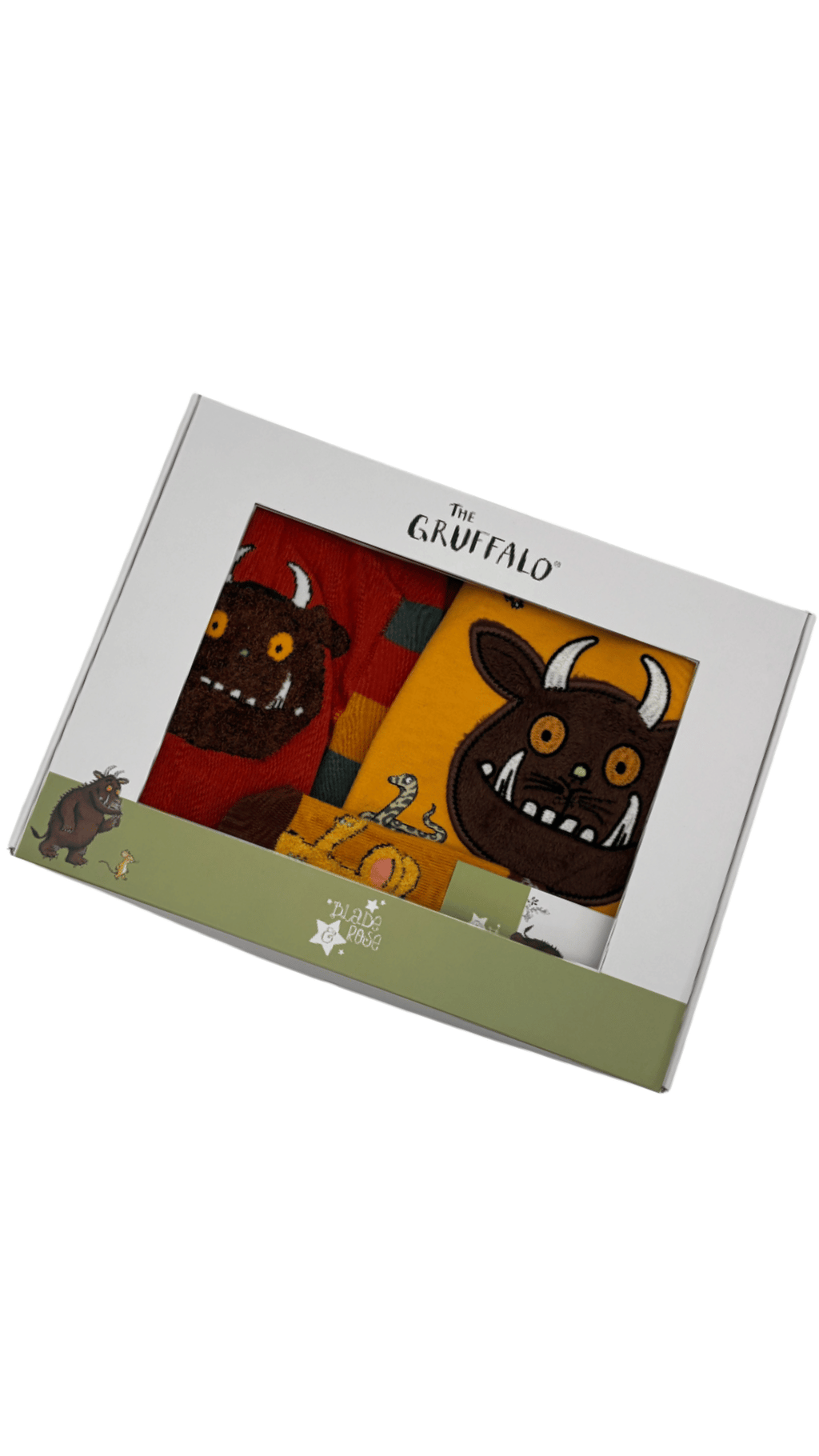 The Gruffalo Outdoor Adventure 3PC Gift Set - Mouse Socks