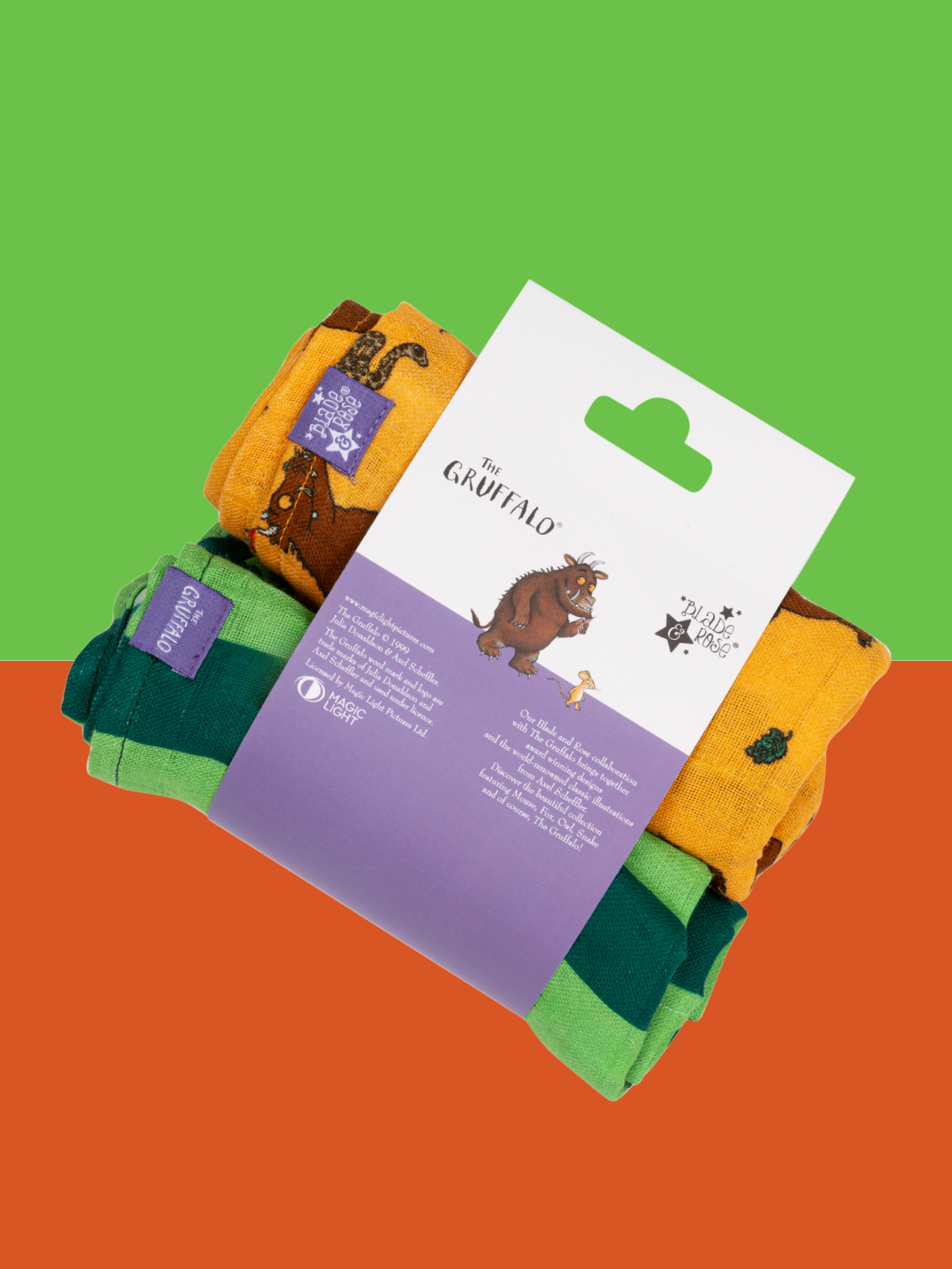 Cuadrados de muselina listos para jugar Gruffalo™