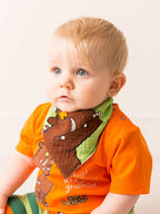 Bavaglino in mussola color lime Gruffalo™ Ready To Play