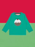 Top di budino di Natale