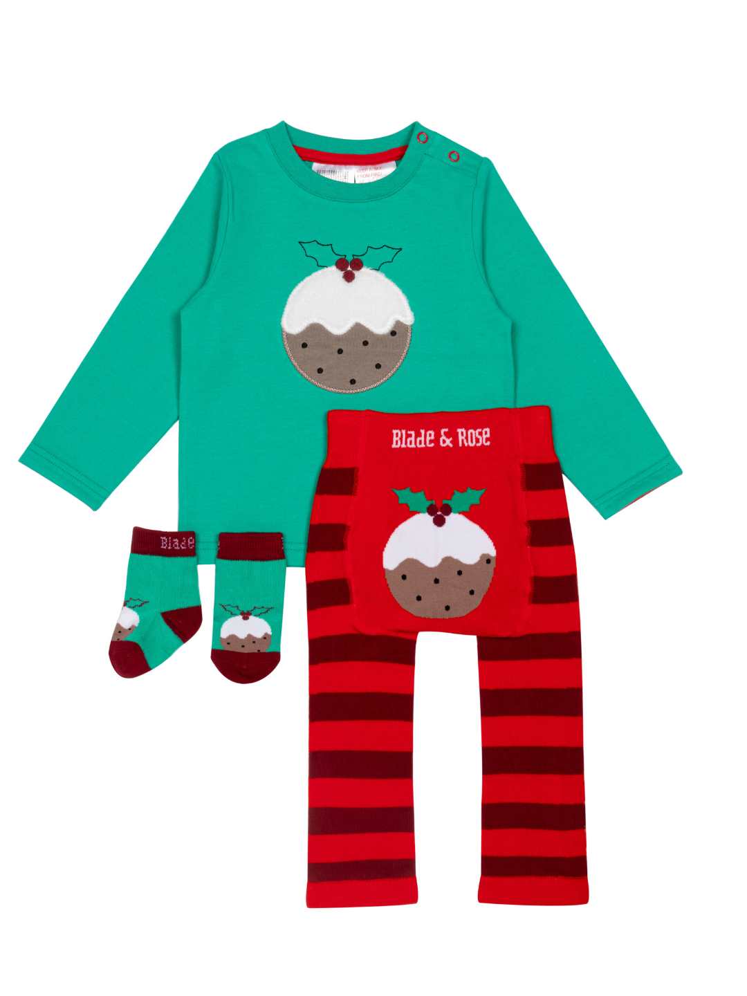 Leggings di budino di Natale