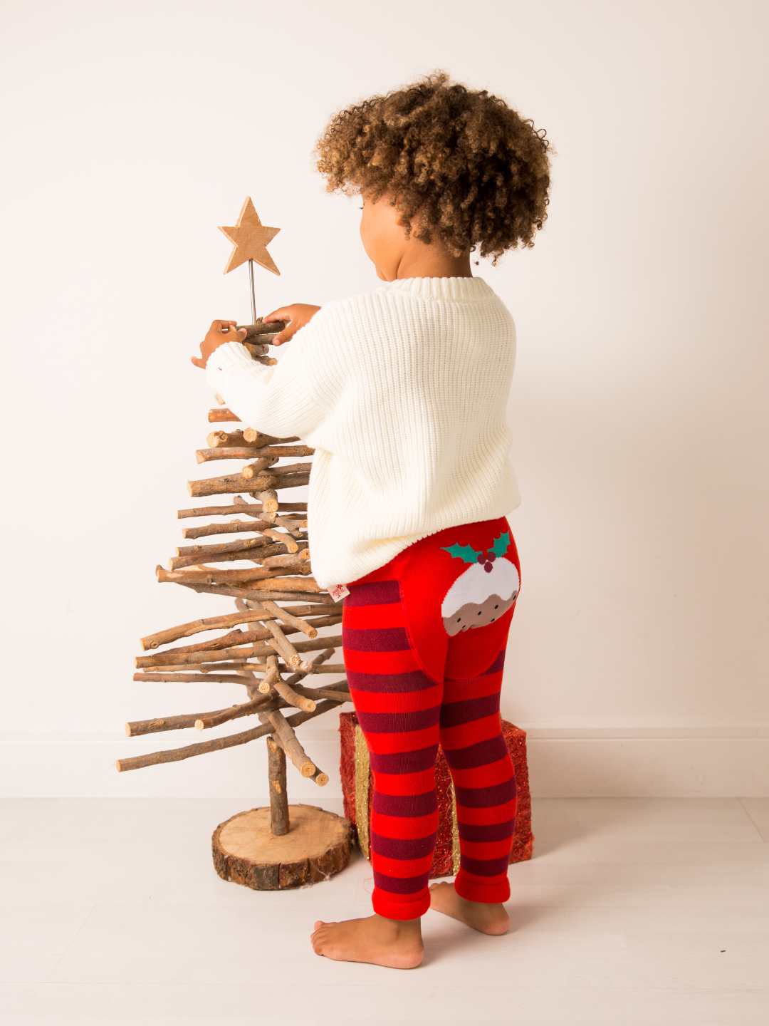 Leggings di budino di Natale