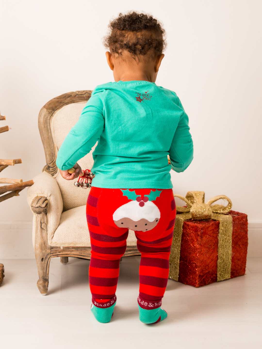 Leggings di budino di Natale