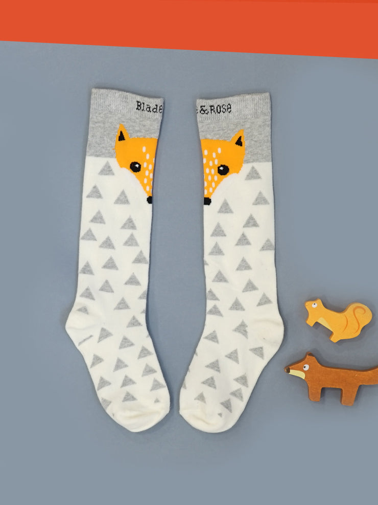 Fox Knee High Socks