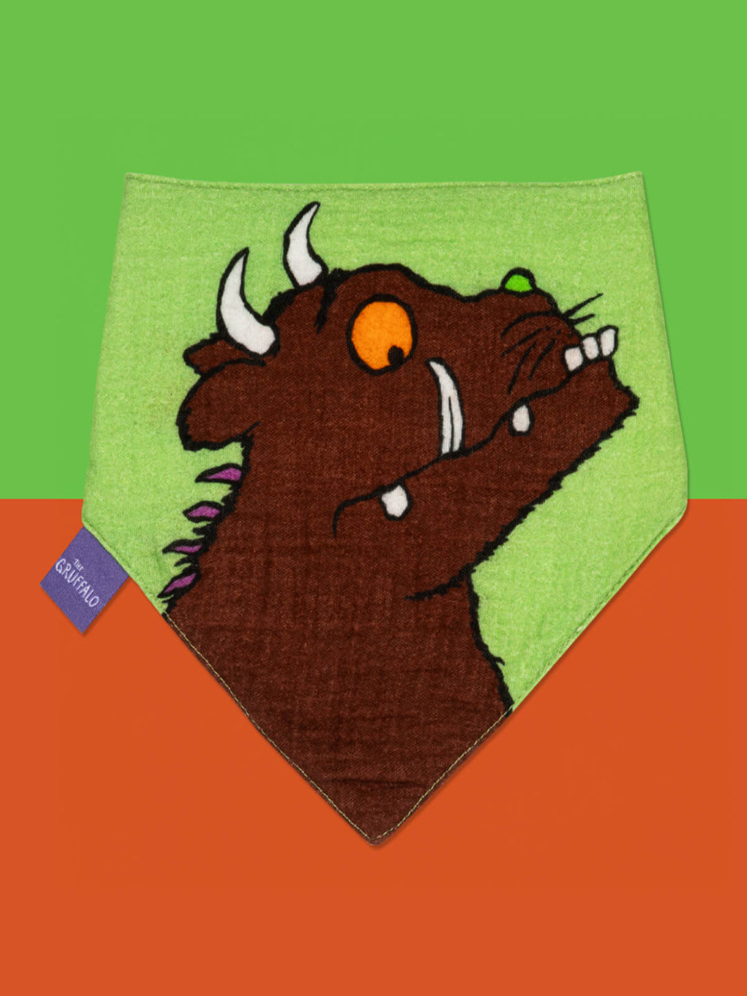 Babero de muselina color lima Ready To Play de Gruffalo™