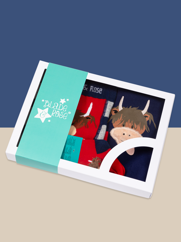 Hamish Highland Cow Gift Box Set - Blade & Rose UK