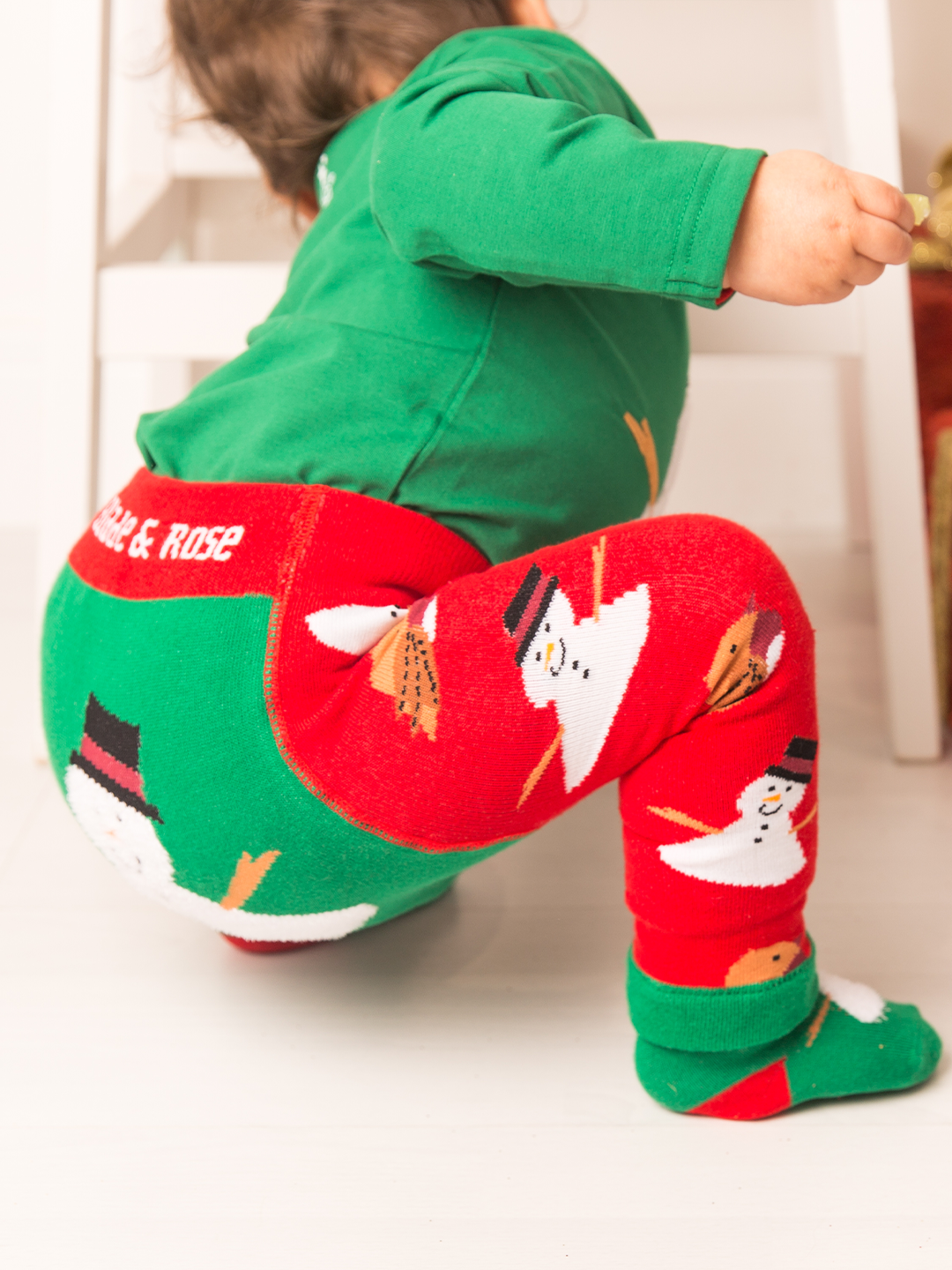 Leggings de muñecas de nieve