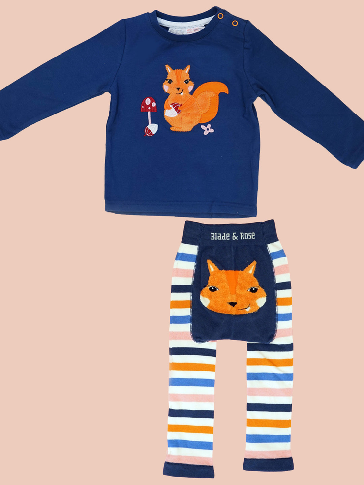 Mia das Eichhörnchen-Outfit (3-teilig) 